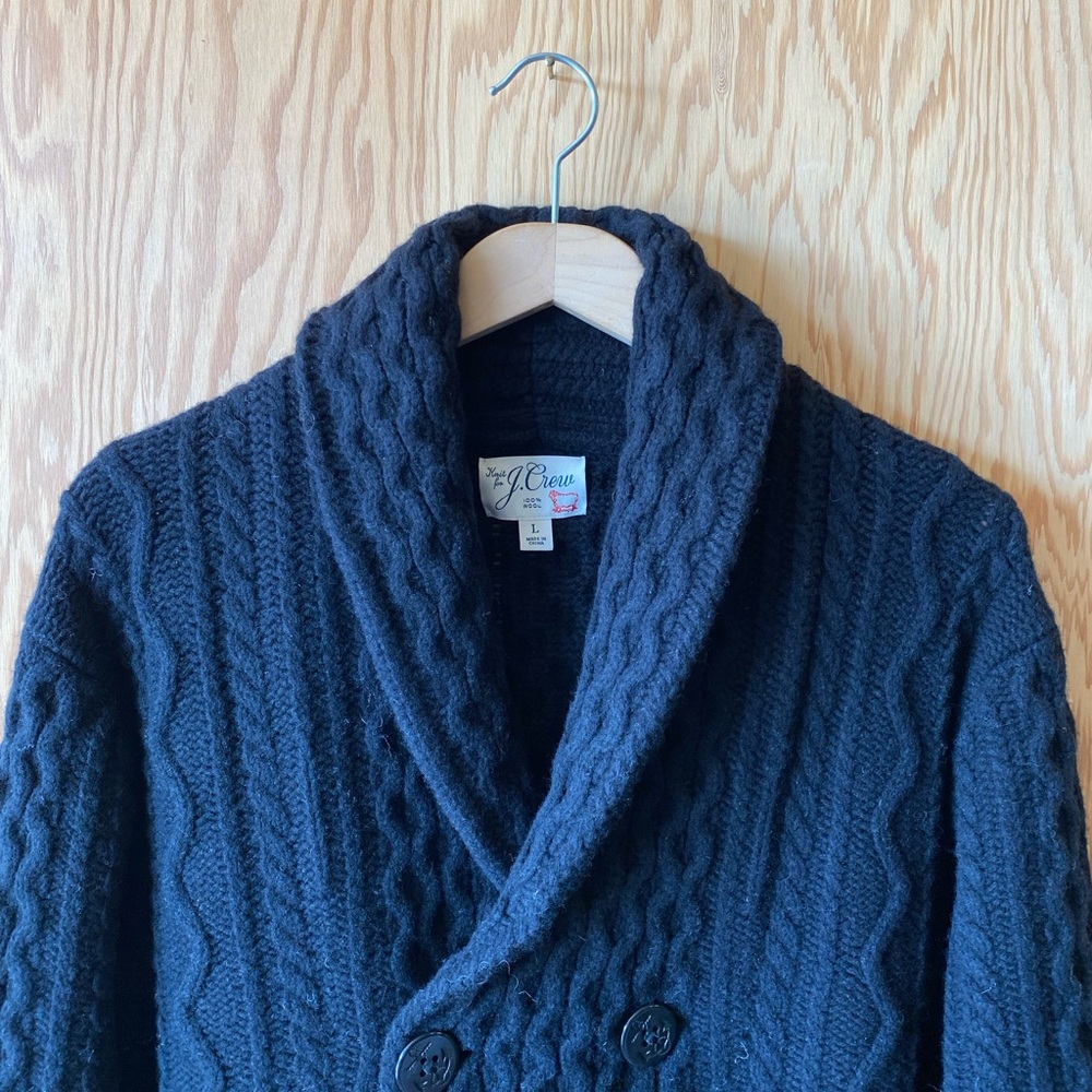 NWOT Men's JCrew Wool Cardigan